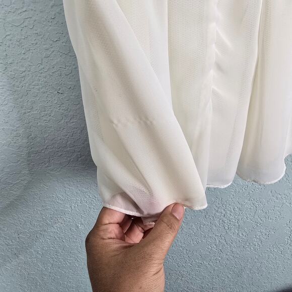 PENELOPE MACK Toddler Girls Gold Beige Dress Floral Embellishments Lace, Sz 2T - Picture 11 of 12